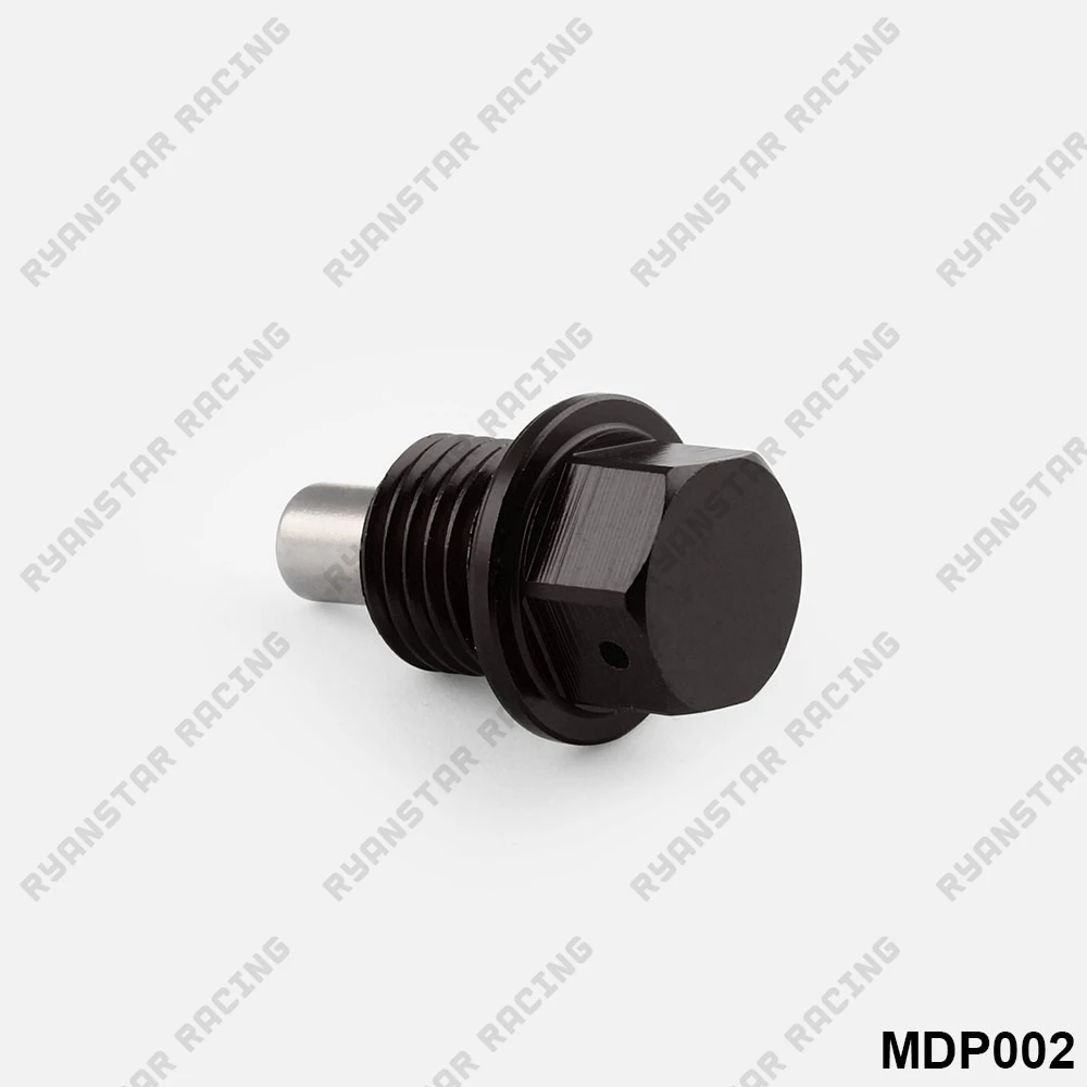 M14X1.5 Black Магнитная дренажная масляная пробка M14* 1,5 подходит для Mitsubishi Acura для Ford Красный Золотой Серебряный Фиолетовый Синий Черный титан - Название цвета: M14X1.5 Black
