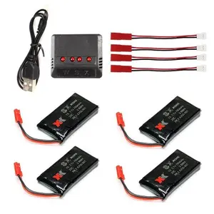 EBOYU (TM) XK X250 RC Quadcopter запасные части 3,7 V 780mAh 4 X Lipo батареи и 1 X Зарядное устройство