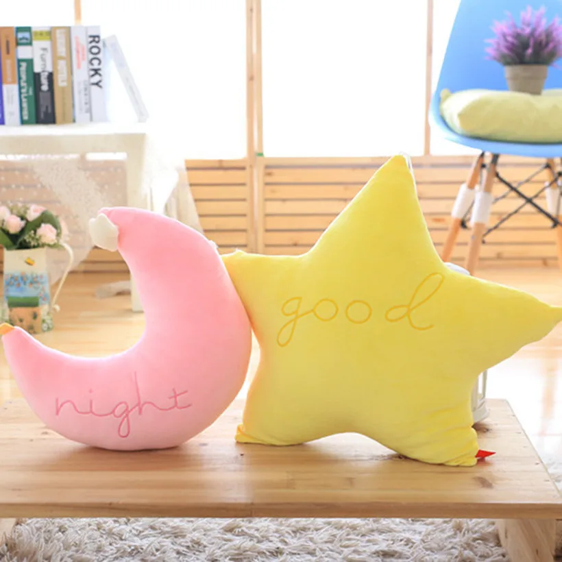 25 cmBaby подушка игрушки мягкие Звезда Луна облако спокойная кукла плюшевые мягкая