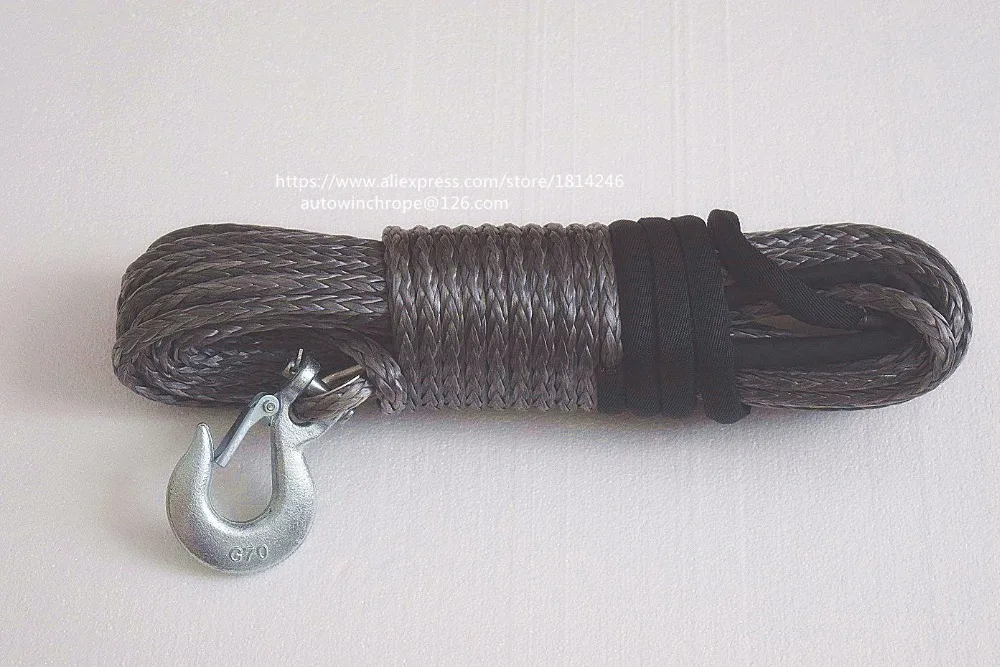 

Free Shipping Grey 3/8"*100ft Synthetic Rope,Replacement Winch Cable,3/8" Off Road Rope,Spectra Rope,Towing Rope