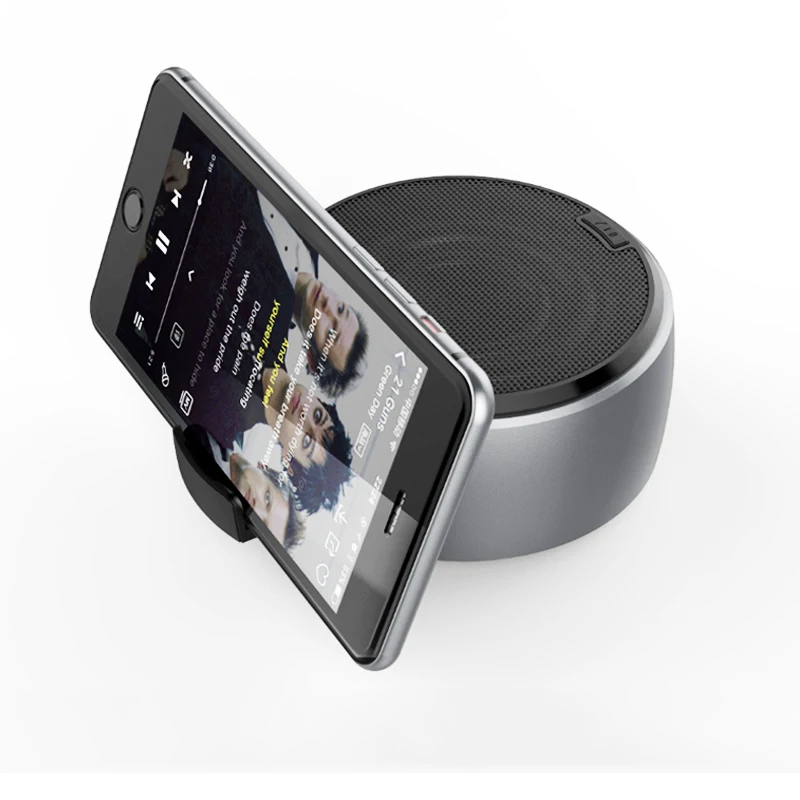 Bluetooth Колонка металлическая портативная с поддержкой TF карты и FM