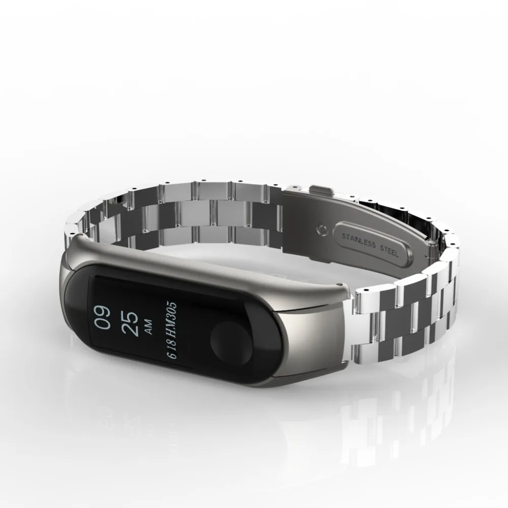 Браслет Amazfeel Mi Band 3 металлический ремешок для оригинального браслета Xiaomi сменные