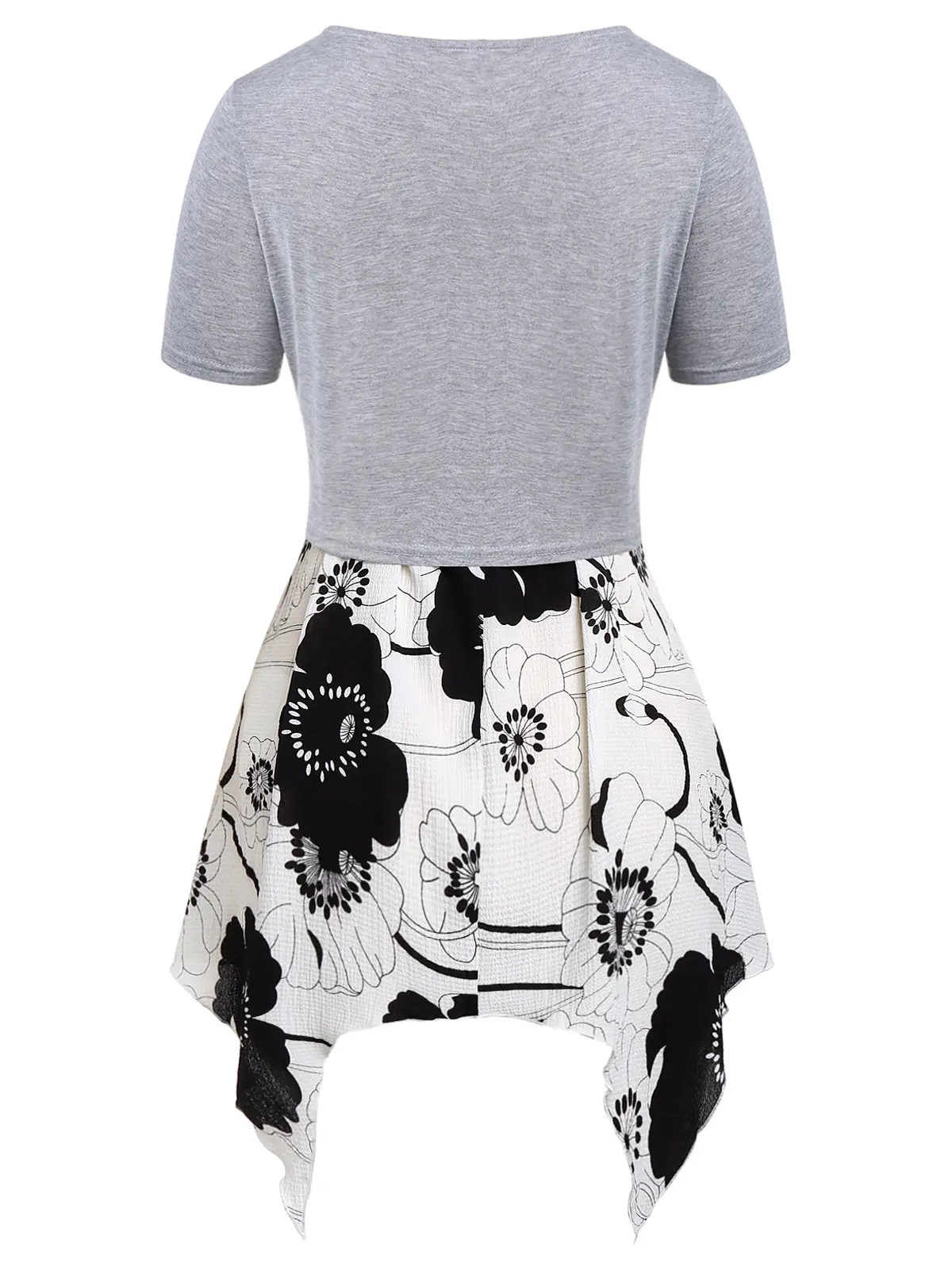 Wipalo/большой размер Цветочный платок топ на бретельках с футболкой летние