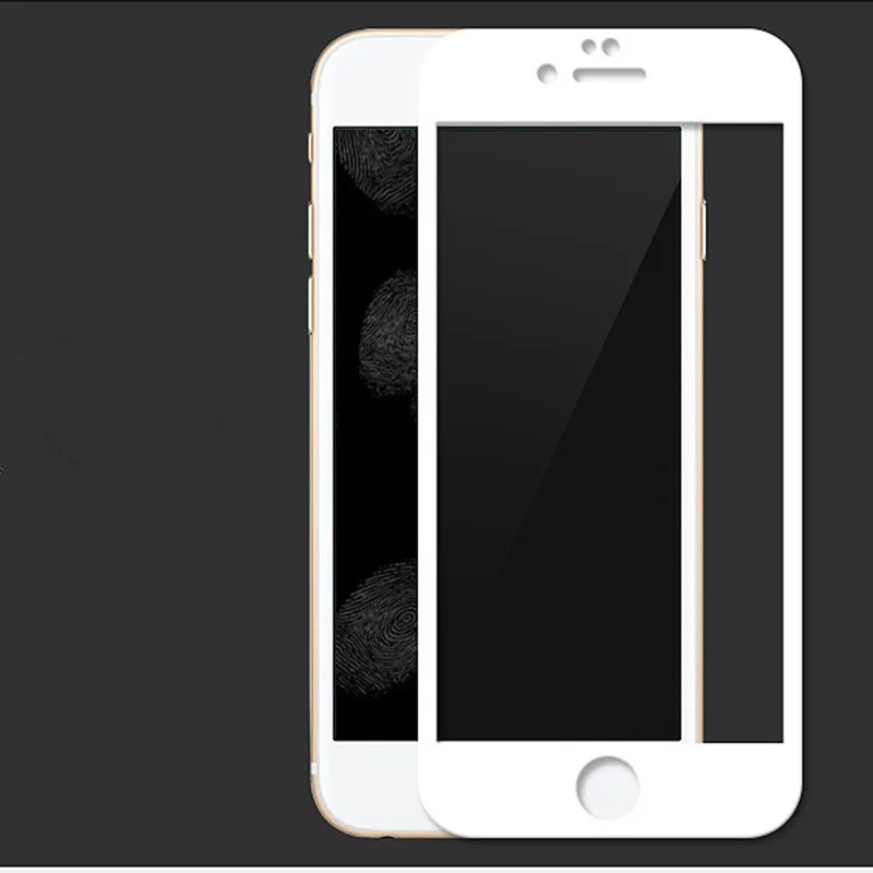 Защитное стекло на экран с рамкой для смартфонов Apple iPhone 5-10 SE закаленное