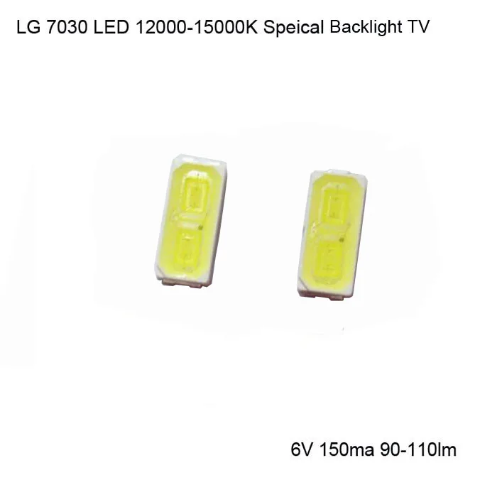 Оригинальный SMD светодиодный 7030 6V LG холодный белый ТВ Применение Быстрая