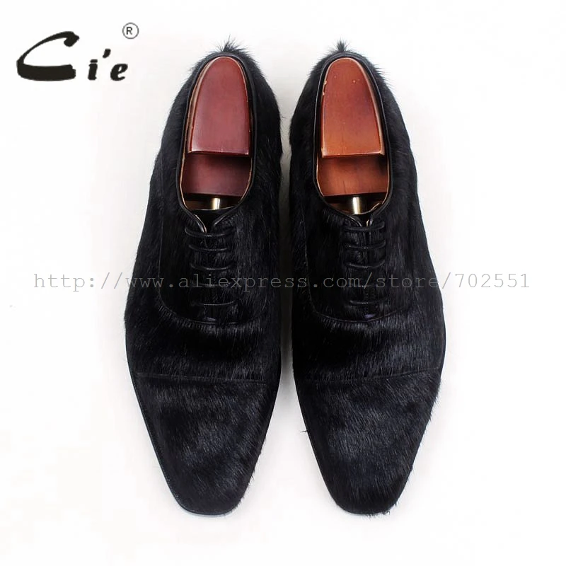 Мужская обувь ручной работы на плоской подошве cie квадратный носок черные