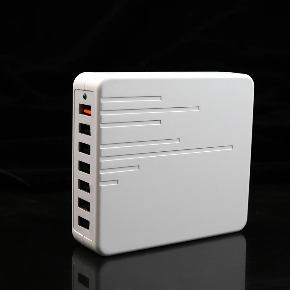 Быстрое интеллектуальное зарядное устройство USB Quick 3 0 адаптер 5 В/2 4 А 7 портов для