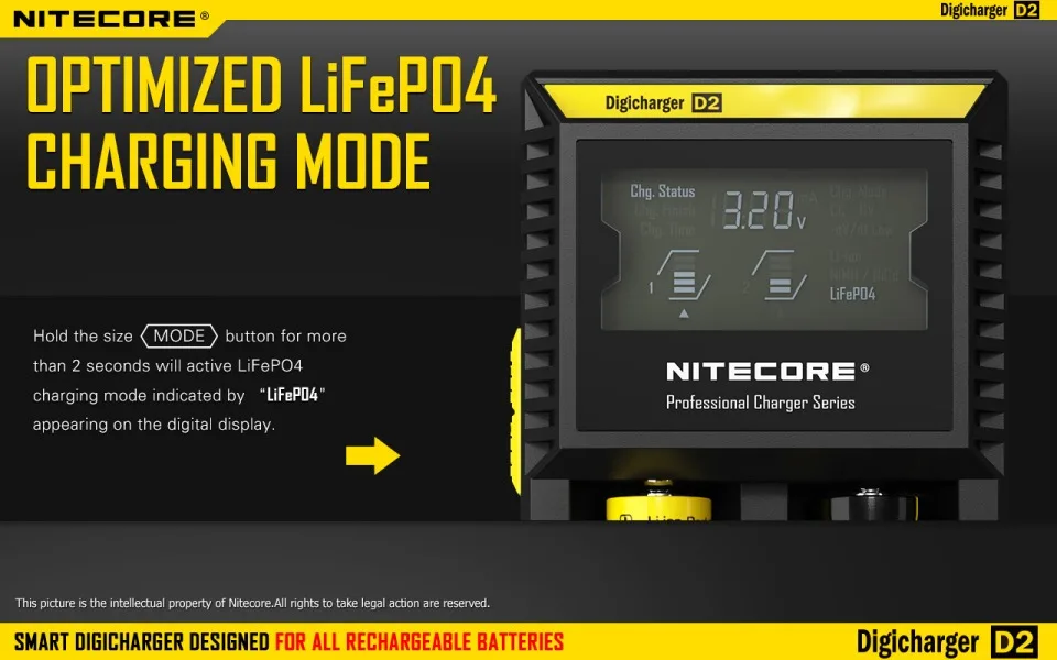 Nitecore SC4 D4 D2 I4 I2 цифровой процессор inteligente ЖК-схема Global de seguros Li-Ion 18650 14500 16340 26650 de cargador