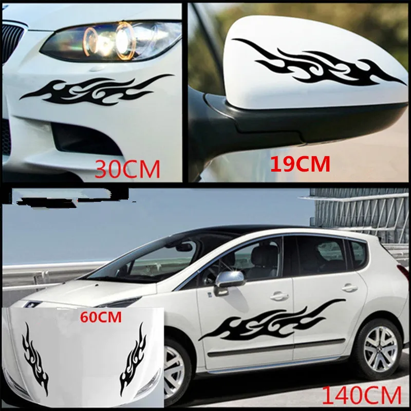 5 видов цветов персонализированные стикеры и наклейки для автомобиля