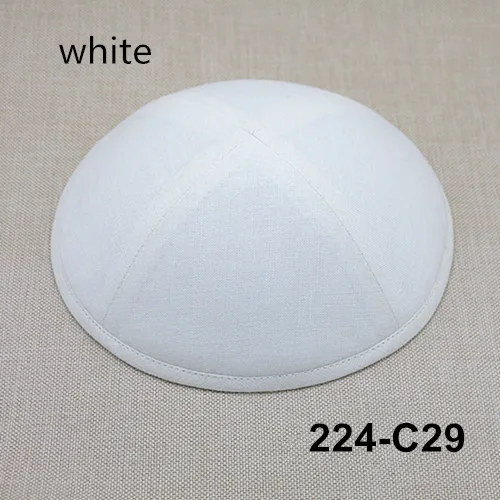 При покупке более 5 лотов(50 шт.) будет 10% скидка tkippot Kippa Linen KippahLine19cm Yarmulke Beanies JewishSkullies