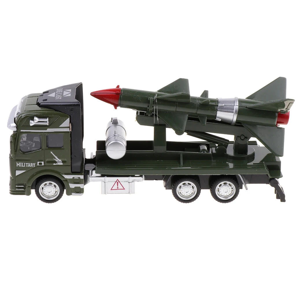 Модель игрушечного автомобиля MagiDeal 1/48 литой Сплав военный автомобиль модель