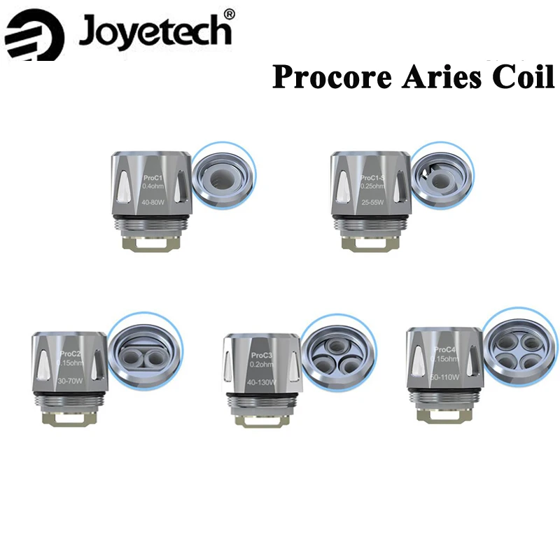 5 шт./лот Joyetech ProC1 сменный испаритель ProC2 ProC3 ProC4 для атомайзера ProCore Aries |