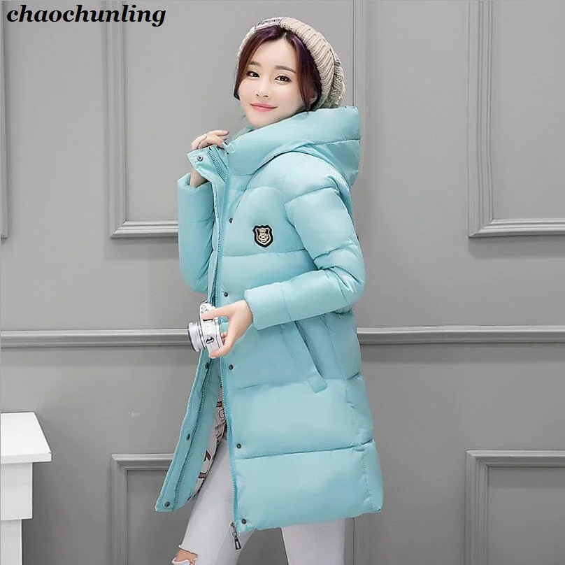 2019 новый зимний пуховик со шляпой Корейская женская мода женские теплые куртки 7