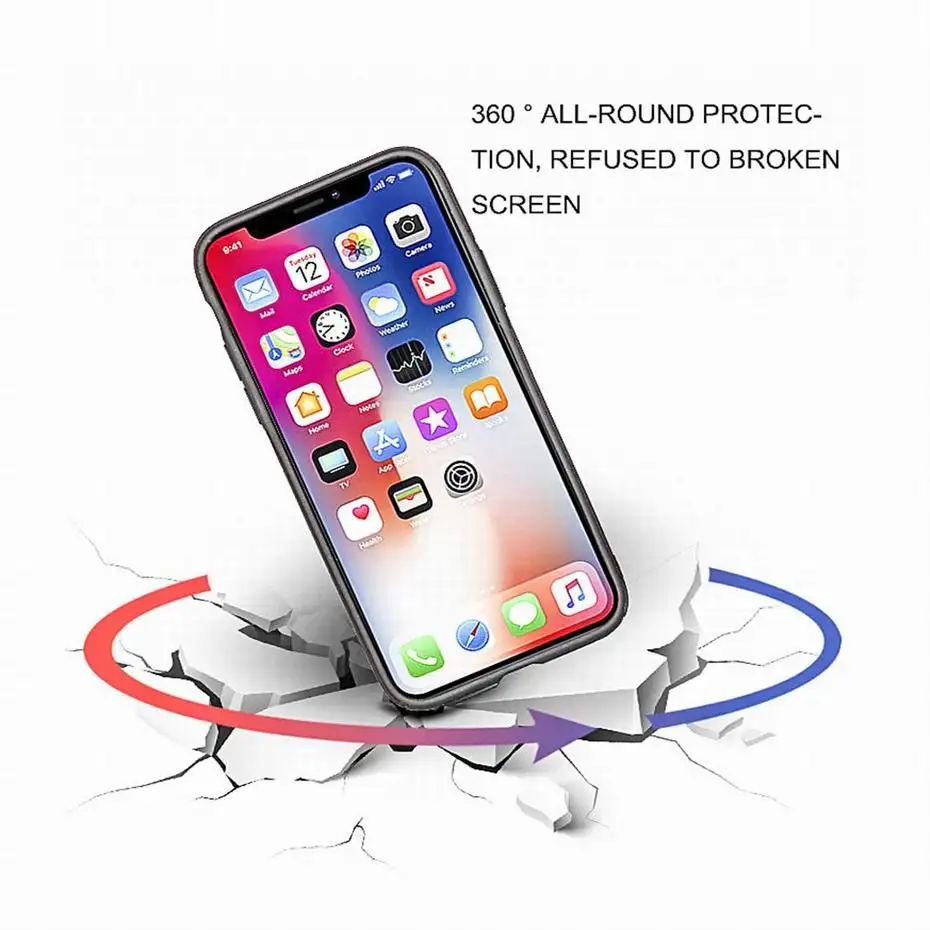 Чехол с держателем для карт iPhone X XS Max XR 6 6s 7 8 Plus чехол из искусственной кожи +
