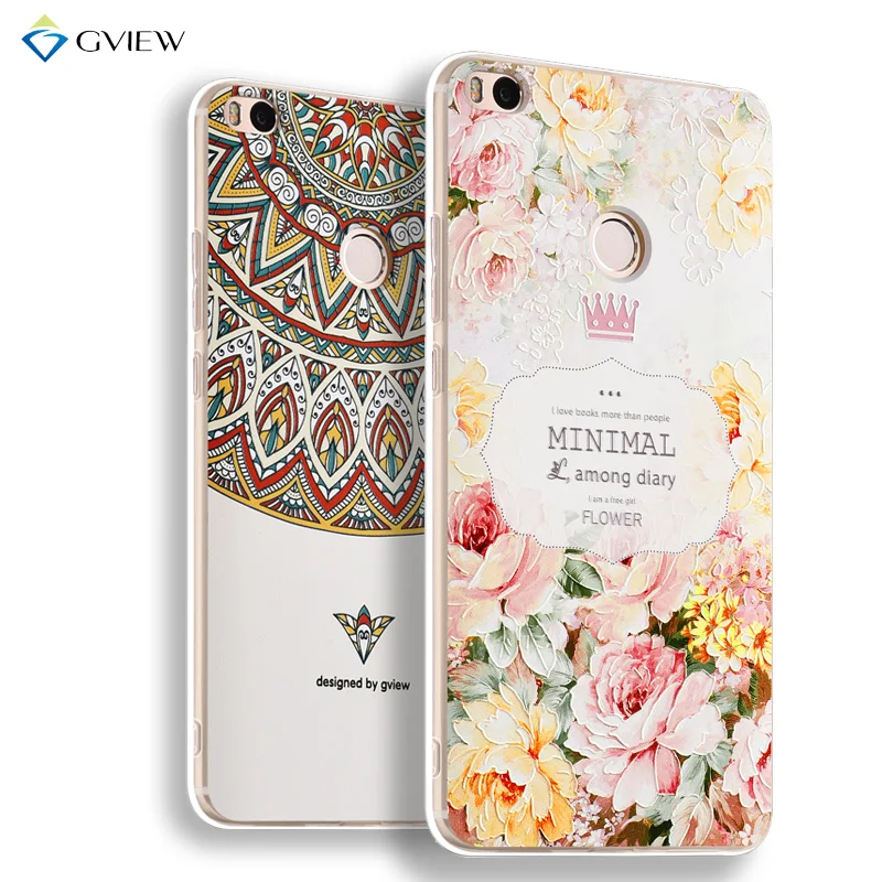 Gview супер 3D рельефный рисунок мягкий ТПУ чехол для Xiaomi Redmi Note 4x телефон сумка