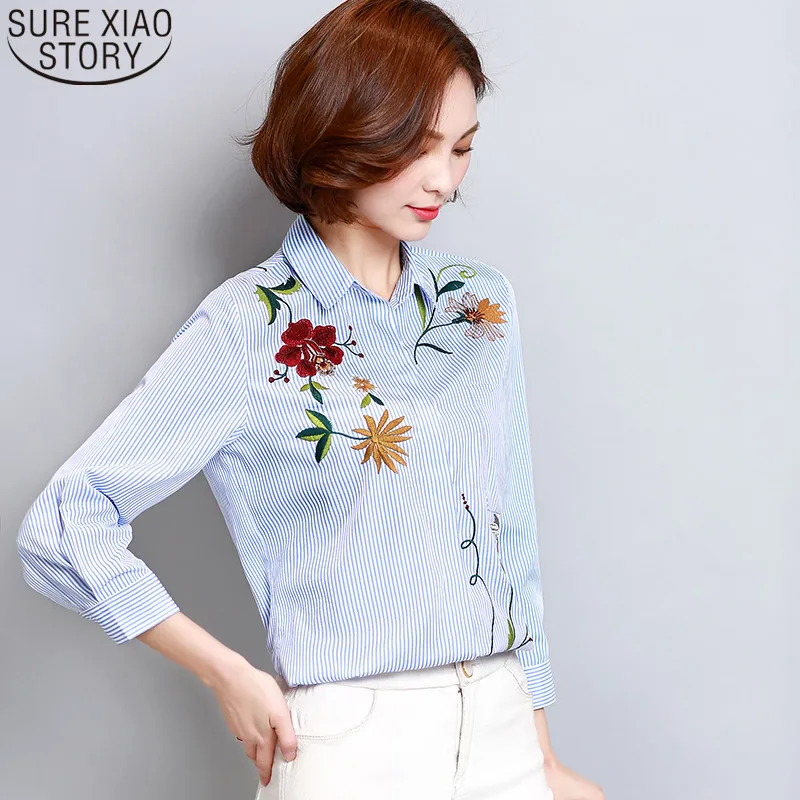 2018 новые весенние большого размера корейский Для женщин тонкий корпус блузка Топ