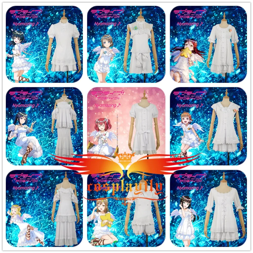 Аниме LoveLive!SunShine! Akours Dia Kanan Mari Chika Ruby Yoshiko Riko Watanabe You Hanamaru Angels Unawakened карнавальный