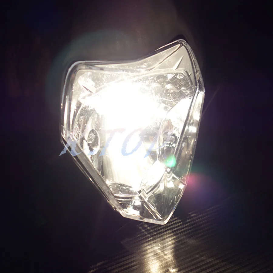 Мотоциклетная пластиковая фара оранжевого цвета двойной Спорт супер-MX