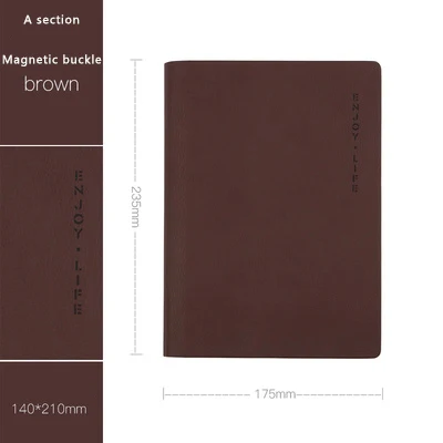 Brown A Деловая Высококачественная кожаная записная книжка Filofax многоразового использования, записная книжка, модная пуля, журнал Bujo - Цвет: Brown A