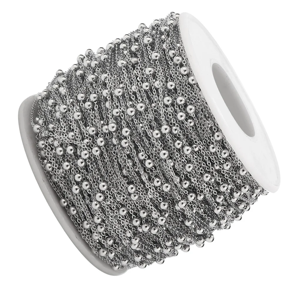 10 метров оптом Необычные из нержавеющей стали спутниковая цепь против окисления