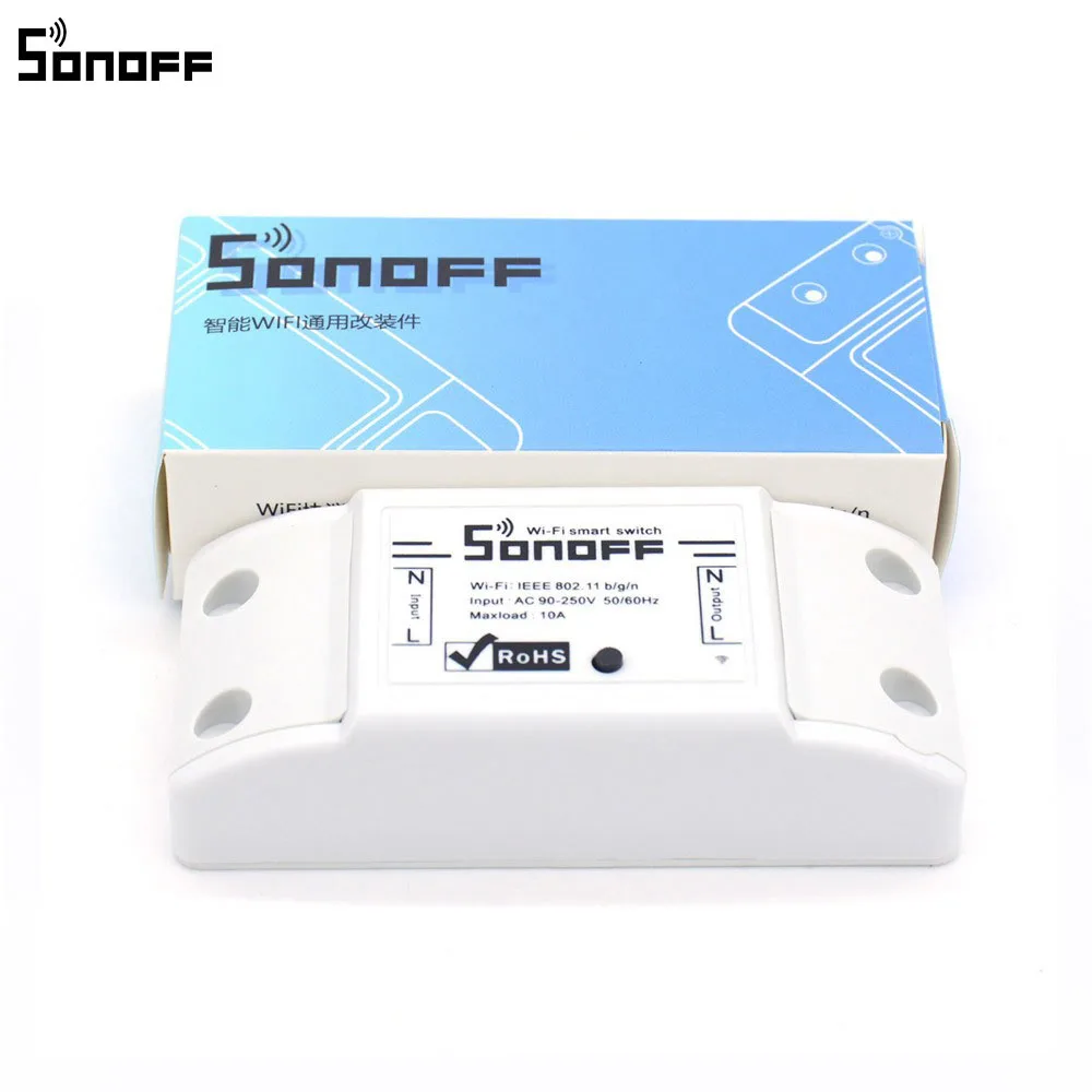 3 шт. Sonoff Basic 10A Wifi Smart Switch дистанционный Беспроводной Выключатель питания умный