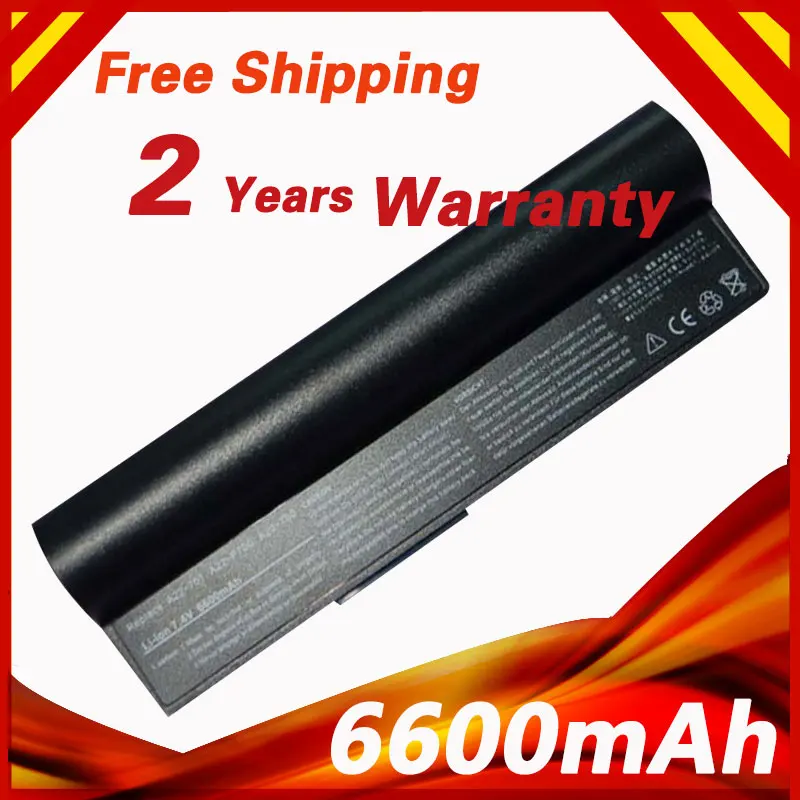 Golooloo 6600mAh 7 4 V Аккумулятор для ноутбука ASUS A22 700 P701 A23 2G Surf 4G 8G PC 701 900|laptop battery|battery for