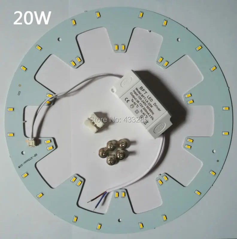 Оптовая продажа ультра яркий 5730smd 10 Вт 12 15 18 20 24 Магнитный светодиодный круглое