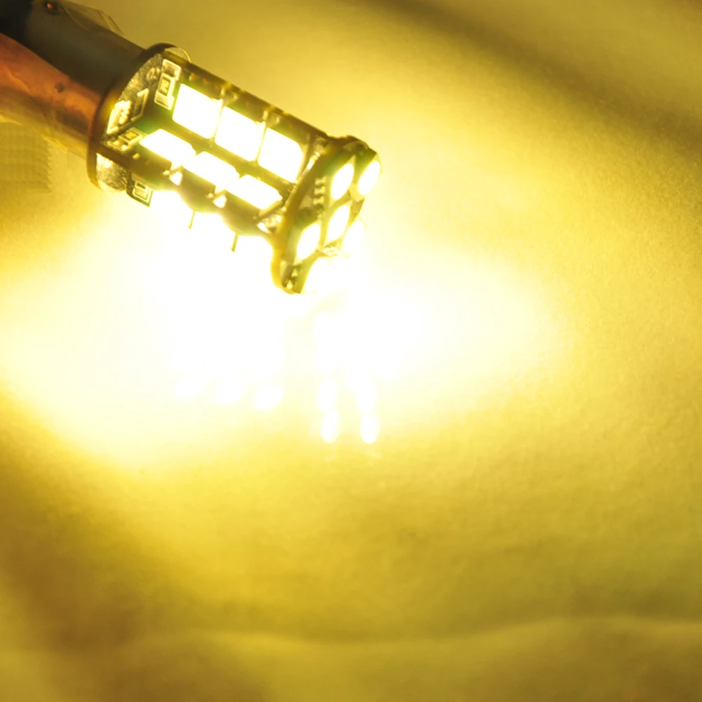 2 шт. T25 1157 BAY15D 30-5050 SMD СВЕТОДИОДНЫЙ 3 8 Вт Чистый белый теплый автомобильный тормоз