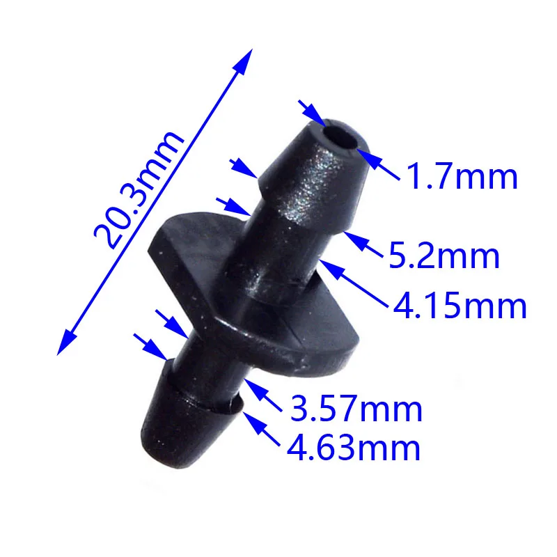 50 шт. колпачки для капельного орошения 1/8 дюйма|drip connector|garden hose adapterdrip irrigation connectors |