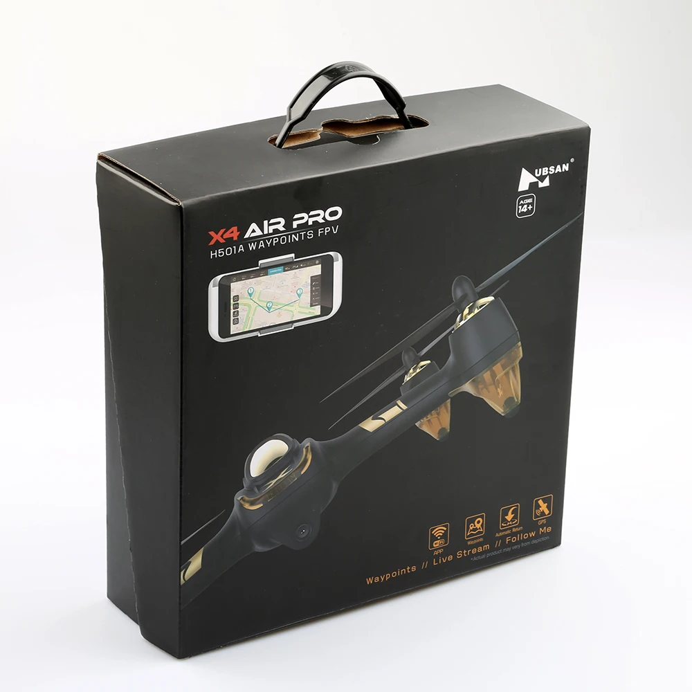 Hubsan H501A X4 Wi Fi бесщеточный FPV RC Quadcopter Дрон с 1080 P HD камера gps Waypoint RTF Headless режим|drone