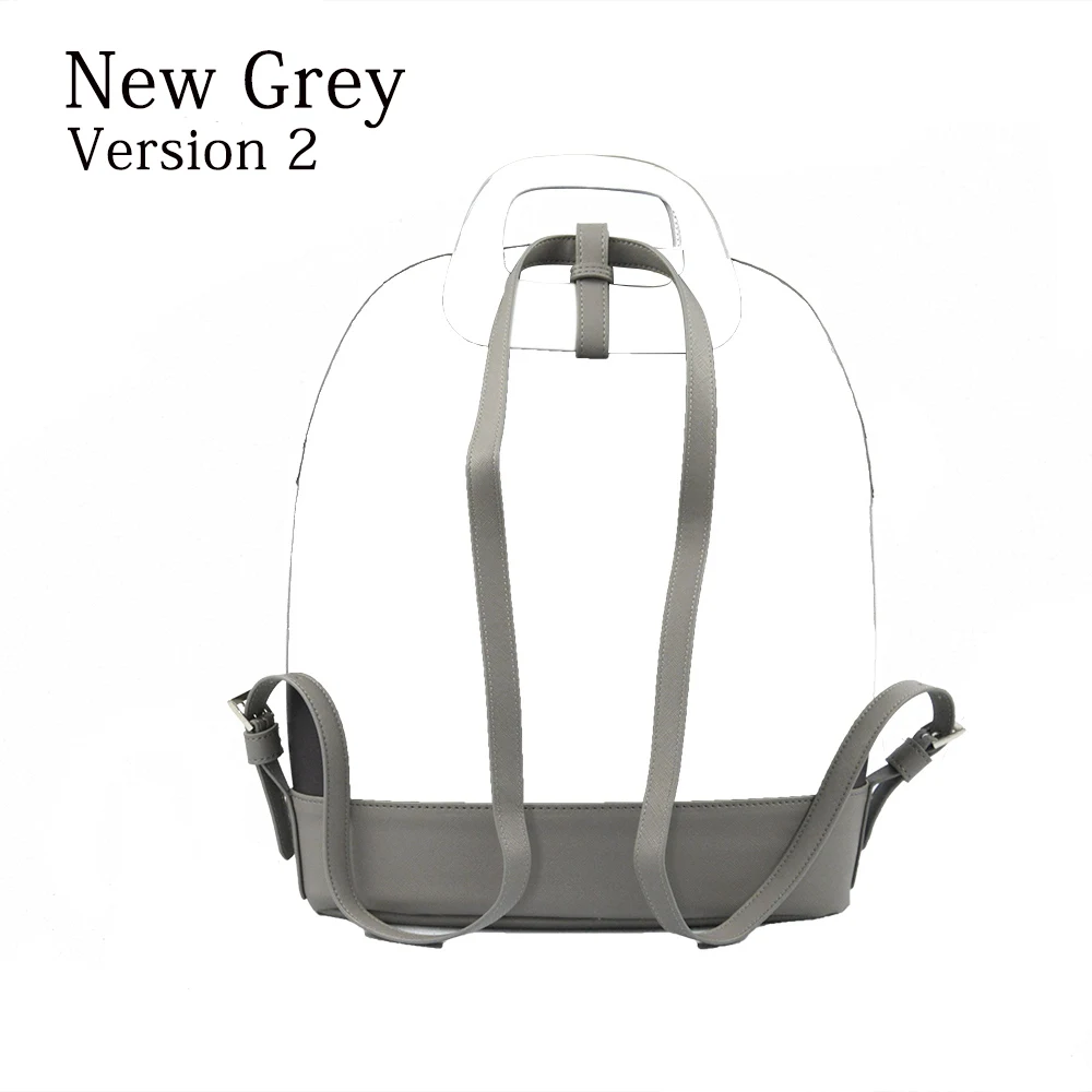 grey Тонкий ремень из искусственной кожи для O Bag 50 нижний ремень для рюкзака Obag 50 - Цвет: grey