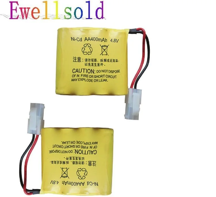 Ewellsell 2 шт. 4 8 в 400 мАч Ni-CD AA батарея для R/C автомобиля грузовика радиоуправляемые