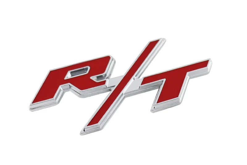 Хром Красный R/T RT для 08-11 Challenger зарядное устройство HEMI багажник эмблема значок