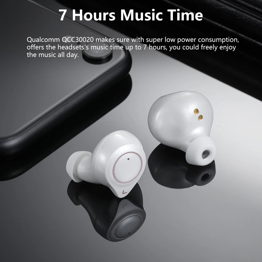 Lingsing W1/T1/Xpods3 беспроводные наушники HiFi Bluetooth 5 0 QCC3020 Поддержка AptX HD для funcl AI с