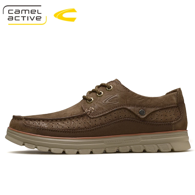 

Camel Active High Quality Genuine Leather Shoes Mens Shoes Outdoor Male Casual Leather Flats Comfortable Mens Shoes Large Sizes