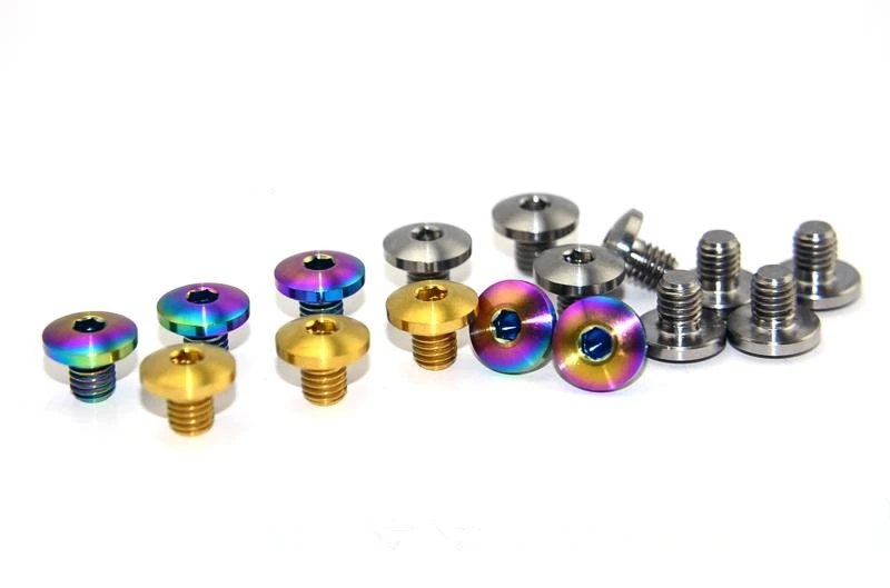 6 шт. титановый болт Ti Bolt M5 для Shimano XTR тормозной шестигранный торцевой головкой