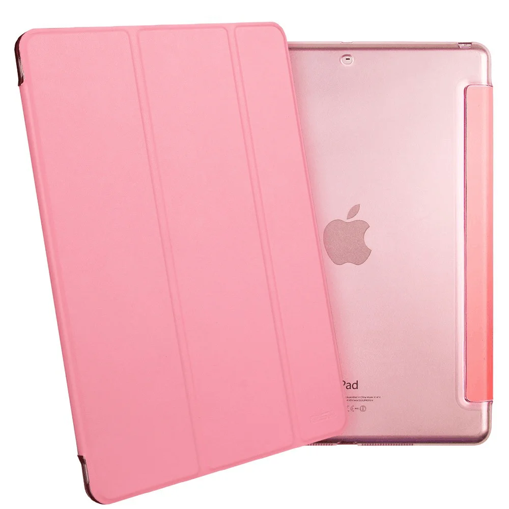 Чехол для iPad воздуха, ESR ура Цвет PU прозрачная задняя Ultra Slim Light Вес Trifold Смарт чехол для iPad воздуха/5