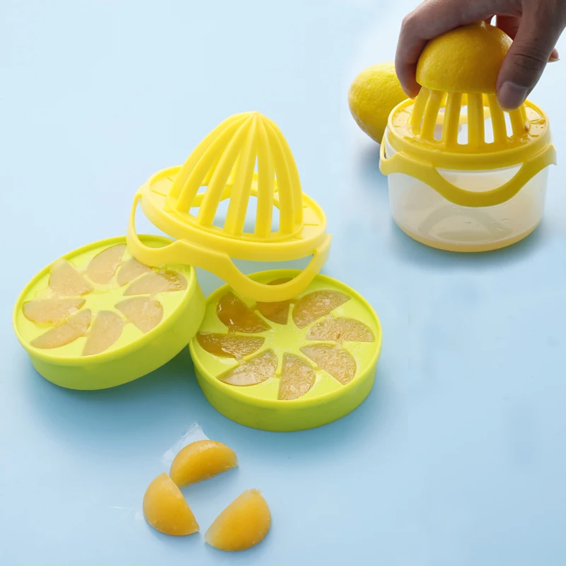 4 шт. Ice Cube Силиконовые формы Lemon соковыжималка для апельсинов лед решетки ручная соковыжималка Lemon соковыжималка для апельсинов/соковыжималка для фруктов