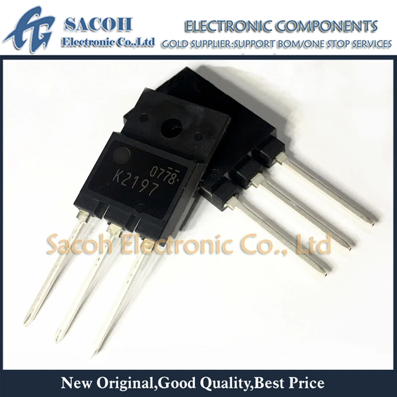 

Free Shipping 10Pcs 2SK2197 K2197 or 2SK2195 or 2SK2193 or 2SK21970 ITO-3P 20A 500V Power MOSFET