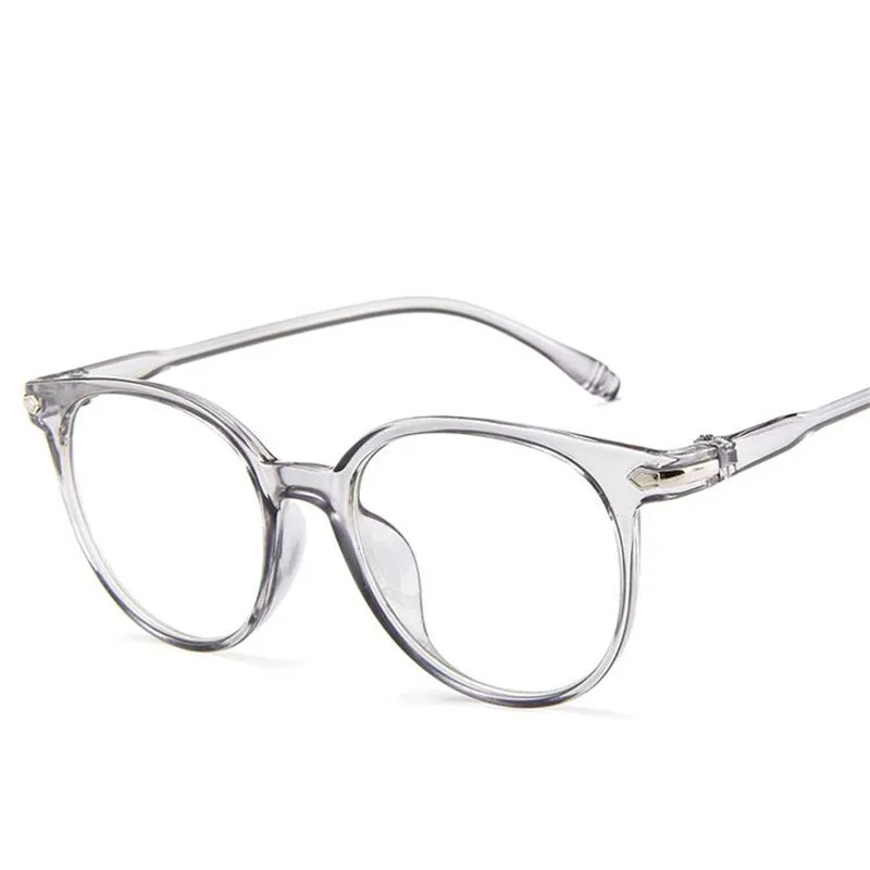 Мужские и женские очки CHUN винтажные с круглыми прозрачными линзами оптическая