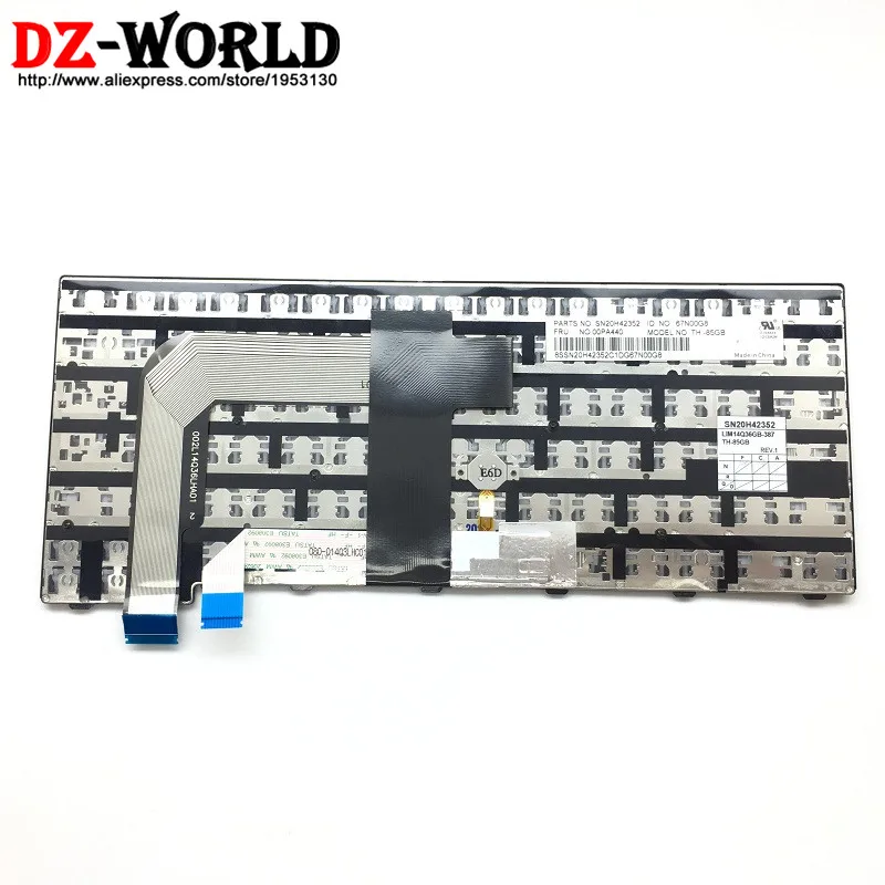 Новая Оригинальная английская клавиатура Teclado Big Enter 00PA522 00PA440 для Lenovo Thinkpad T460S S2 13