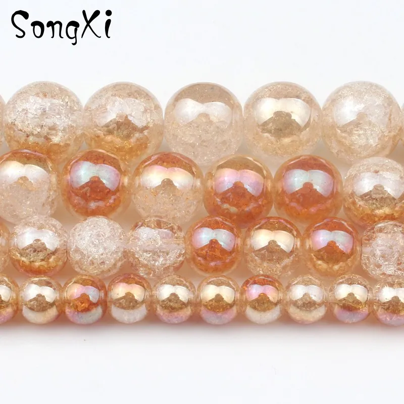 Оптовая продажа покрытые Шампанское Белый снег треснутый кварцевый камень 6 8 10 12