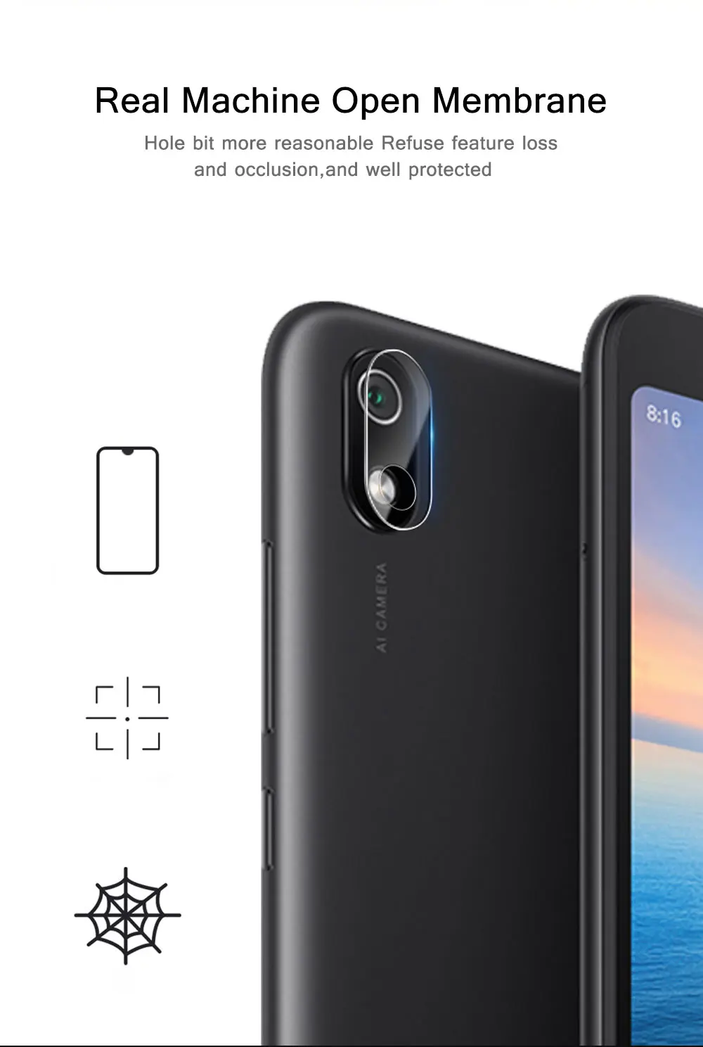 2 шт. защита для объектива для Xiaomi Redmi 7A, пленка для объектива камеры, закаленное стекло, полная защита для камеры, Защитное стекло для Redmi 7A 7 A
