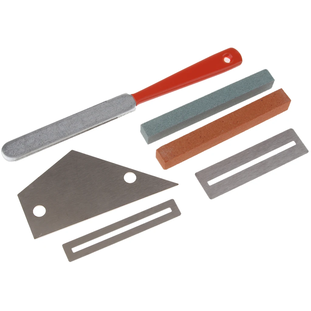 

Guitar Tool Set Kit Fret Rocker+Fret File+Grinding Stone+Fretboard Guard