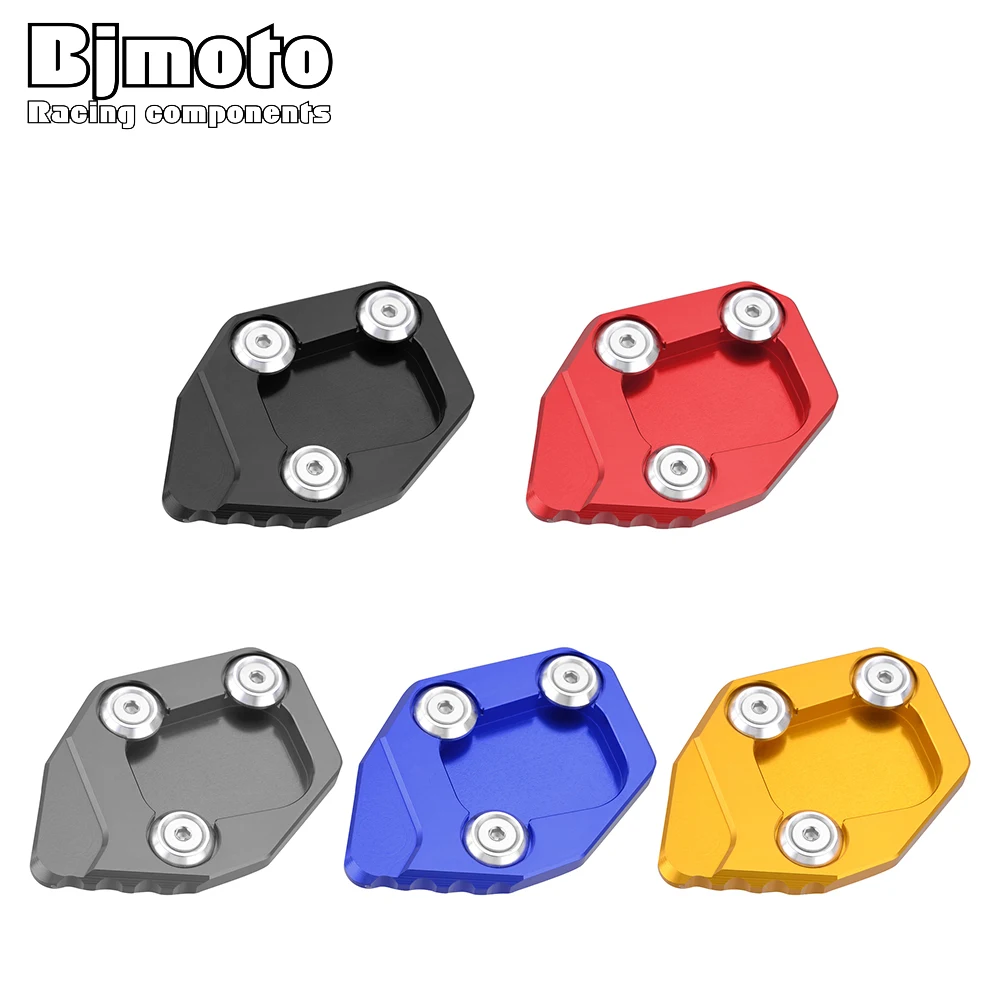 

BJMOTO For HONDA CBR600RR F5 2007-2015 CNC Kickstand Foot Side Stand Extension Pad Support Plate