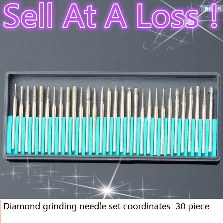 30pcs K269B Electroplated Diamond Grinding Needle Sets Head DIY Tools Woodworking Machinery Sell At A Loss USA Belarus Ukraine