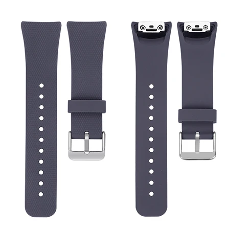 Pure Grey Hangrui сменный Браслет для samsung gear Fit 2 Двухцветный силиконовый ремешок для samsung gear Fit 2 Pro SM-R360 браслеты - Цвет: Pure Grey