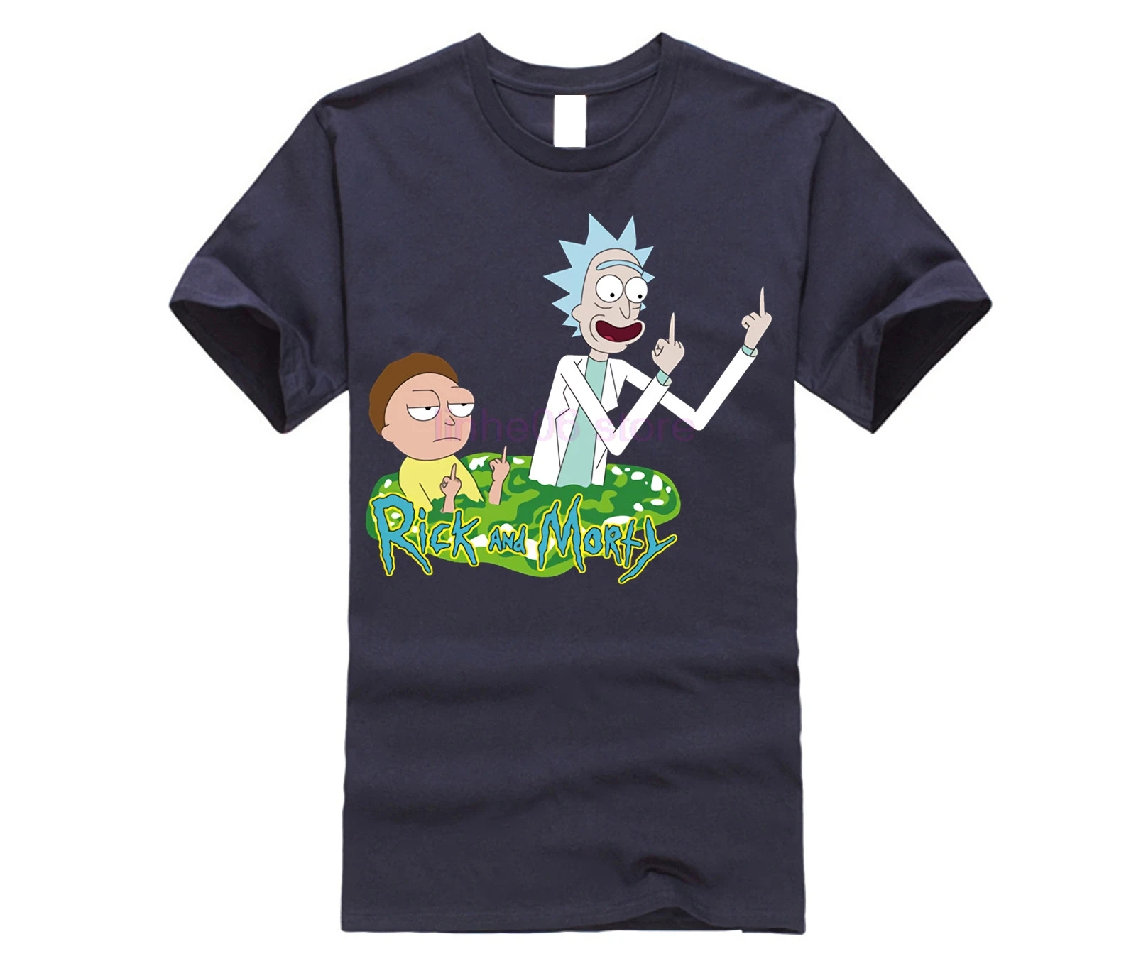 GILDAN TEEWINING Rick and Morty футболка для мужчин смешные мужские футболки летний топ