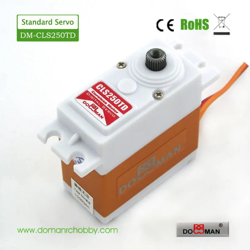 4 шт./лот DM CLS250TD титановый передаточный механизм Coreless 25кг с высоким крутящим