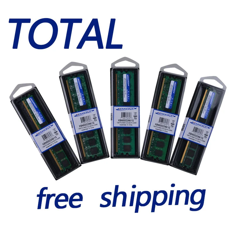KEMBONA Best Sell Brand New Package Desktop DDR2 2gb PC Ram Memory 240pin 800mhz pc2-6400 work for Intel and alll motherboard | Компьютеры